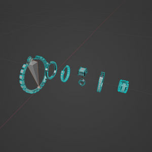Female Earring Set #2