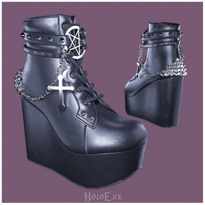 Poisse Platform Boots - FREE in Discord server