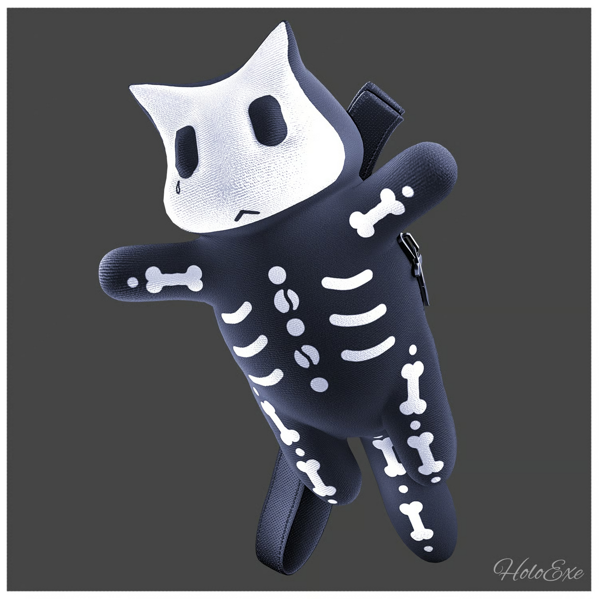 Skelecat Backpack - FREE in Discord server