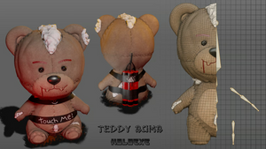 Teddy Bomb Backpack - FREE in Discord server – HoloExe